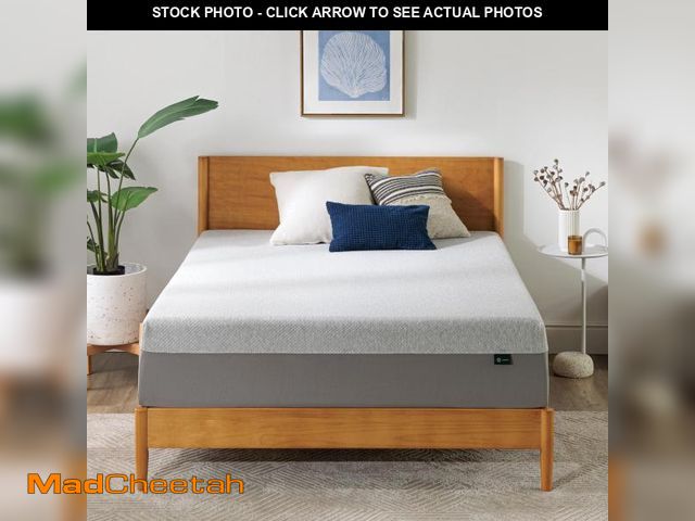 Lot 74-12388851 - ZINUS 12 Inch Ultima Memory Foam Mattress [New Version], Queen, Fiberglass Free, Medium Firm Feel, B...