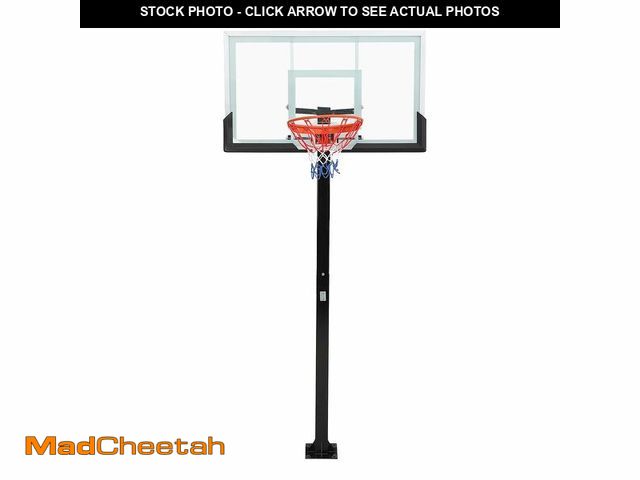 Lot 74-13123484 - Backboard ONLY--GarveeTech In Ground Basketball System Outdoor, 8-10 ft Quick Adjustable Basketball ...