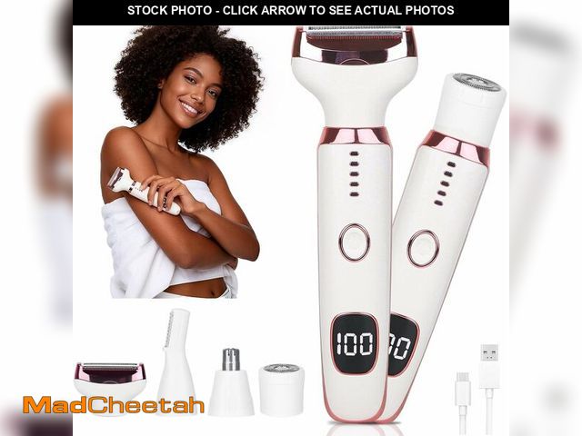 Lot 74-14206574 - Beanify Electric Razors LED Display for Women Men, 2026 Wet/Dry Lady Electric Shaver,4 in 1 Hair Rem...