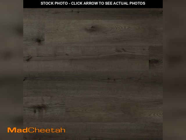 Lot 74-12892733 - Vortex Mushroom Gravy 20 MIL x 7 in. W x 48 in. L Click Lock Waterproof Vinyl Plank Flooring (21. 51...