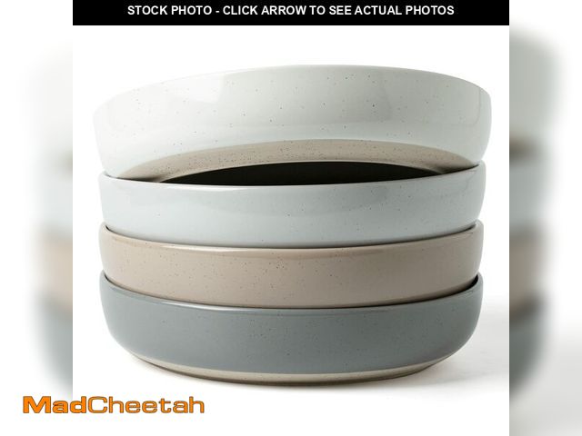 Lot 74-13772996 - famiware Milkyway 33 oz Bowl Set, Pasta Bowls Set of 4, Salad Bowls Perfect for Your Friend for Hous...