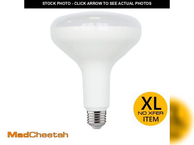 Lot 74-13050884 - Unbranded 75-Watt Equivalent BR40 Dimmable LED Light Bulb 5000K Daylight (6-Pack) - UNUSED