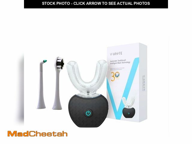 Lot 74-13631640 - V-WHITE Ultrasonic U-Shaped Toothbrush for Teeth Whitening, Electric Toothbrush For Adults - 360ÃÂ°...