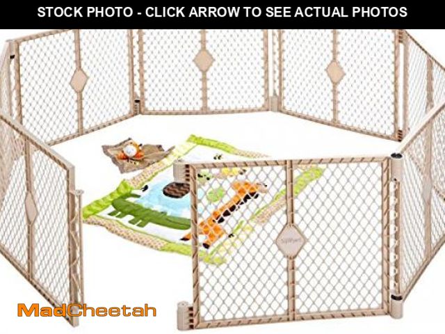 Lot 74-12397010 - Toddleroo by North States - Superyard Baby Play Yard: Freestanding 8-Panel Baby Playpen - Indoor or ...