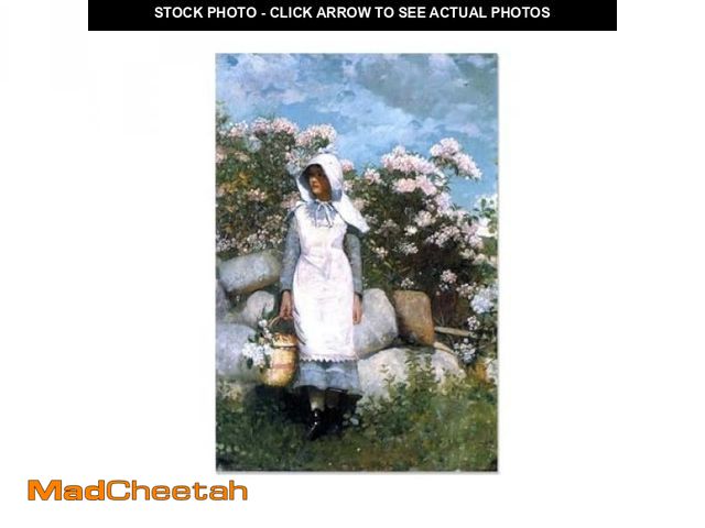Lot 74-12154974 - Classic Canvas Prints Wall Art, Girl and Laurel,Famous Abstract Oil Paintings Reproduction Framed Ar...