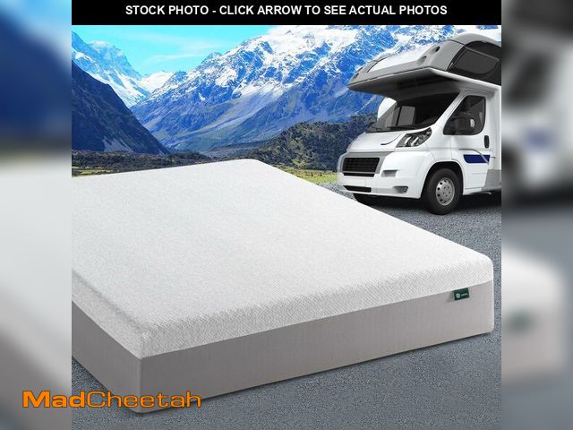 Lot 74-12661781 - ZINUS 10 Inch Ultima RV Memory Foam Mattress [New Version], Short Queen, Fiberglass Free, Medium Fir...