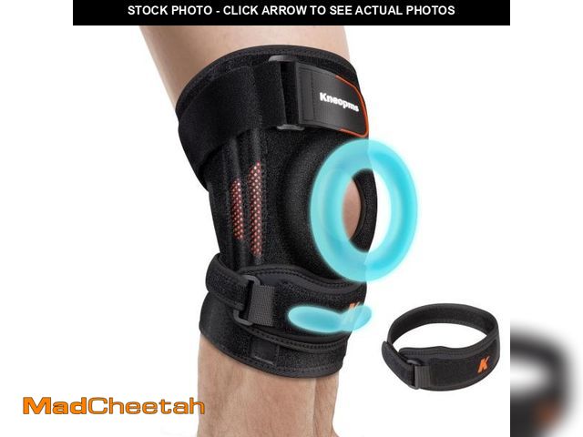 Lot 74-12212253 - 2-in-1 Professional Knee Brace for Pain Relief,Adjustable Knee Support with Patella Pad &amp; Side S...