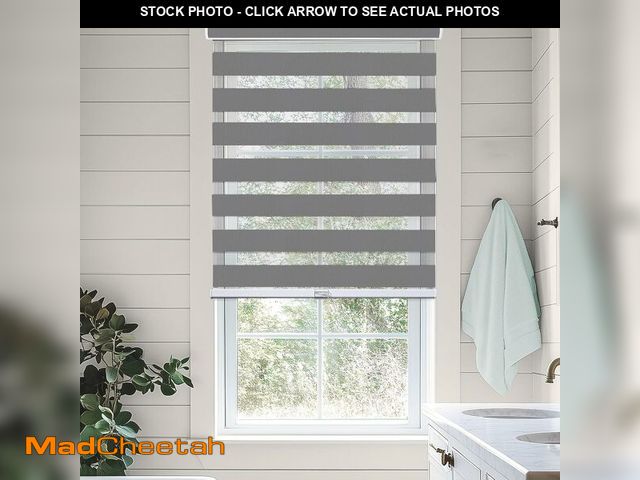 Lot 74-13733626 - CHICOLOGY Zebra Blinds, Roller Window Shades, Blinds for Windows, Roller Shades for Windows, Window ...