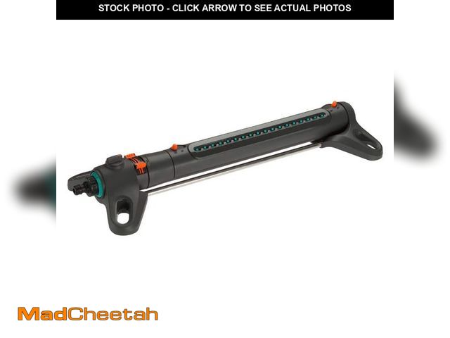 Lot 74-12516838 - GARDENA 3-Adjustment 3800 sq. ft. Aquazoom Oscillating Sprinkler for Even Flow 20570-81.000.00 - USE...