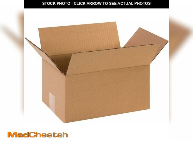 Lot 74-13793865 - BOX USA Small Shipping Boxes 12"L x 8"W x 6"H (25-Pack) - Corrugated Cardboard Box for Moving, Maili...