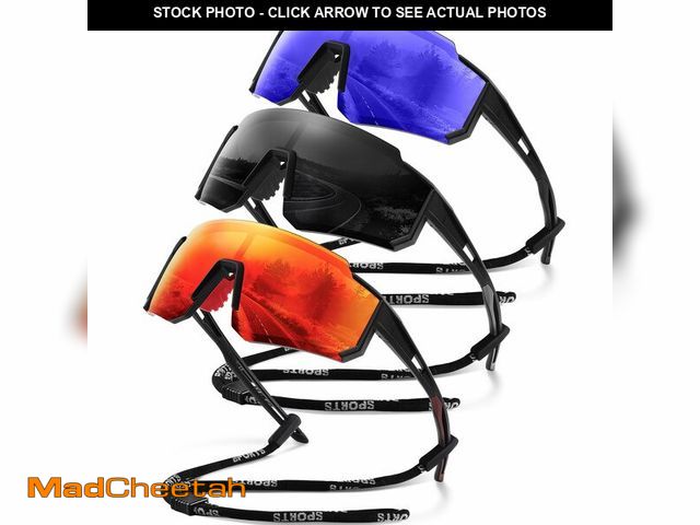 Lot 74-14334422 - gesruny Polarized Sport Sunglasses for Men and Women, Lightweight TR90 Sun Glasses with UV Protectio...