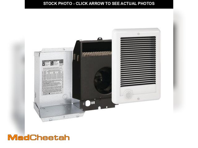 Lot 74-14080715 - Cadet 240-volt 1,250-watt Com-Pak In-wall Fan-forced Electric Heater in White - UNUSED