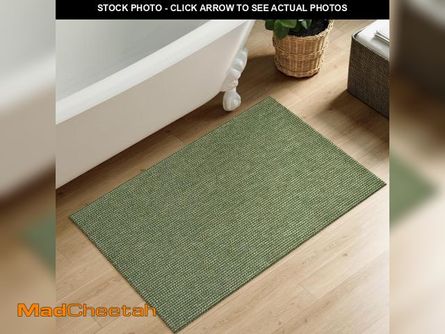 Lot 74-12443738 - Uphome Boho Bathroom Rugs, 2x3 Washable Small Area Rug for Entryway Indoor, Farmhouse Rubber Backing...