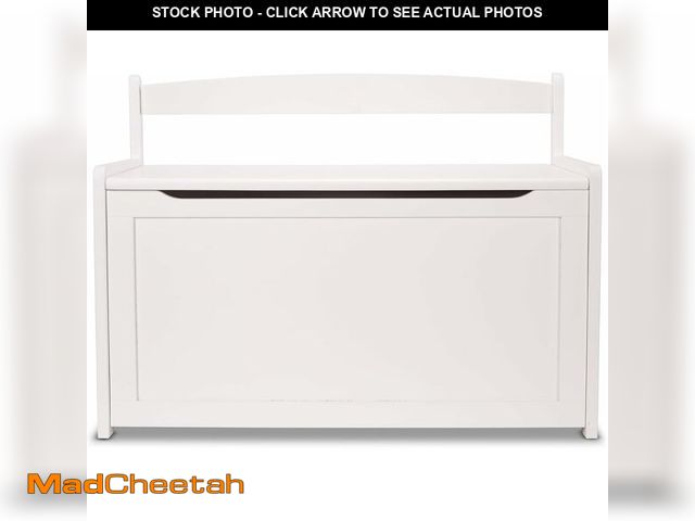 Lot 74-13087732 - Melissa &amp; Doug Toy Chest, Wooden Toy Storage Box with Safety-Hinged Lid, Kids Toys Storage Organ...