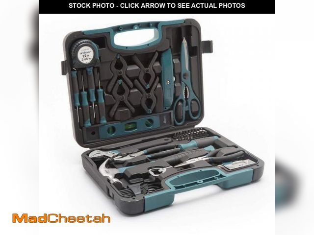 Lot 74-12085551 - Anvil 76-Piece SAE and Metric Homeowners Tool Kit with Case - UNUSED