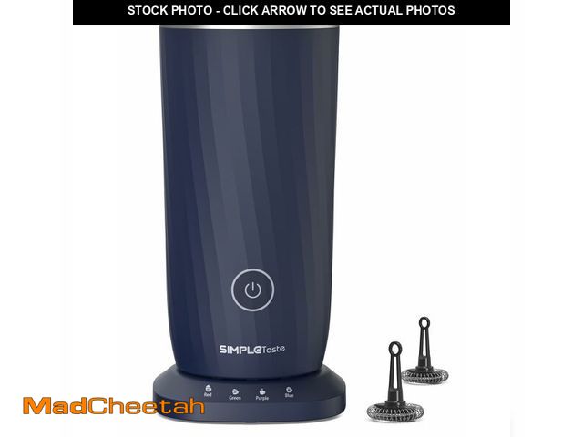 Lot 74-14213491 - SIMPLETASTE Milk Frother, 4-in-1 Electric Milk Frother and Steamer, Automatic Warm and Cold Foam Mak...