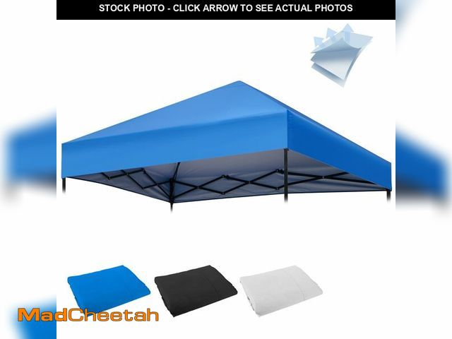 Lot 74-14263167 - 10Ãâ10FT Canopy Tent Replacement Top, Instant Pop Up Canopy Straight Leg Replacement Cover for Ou...