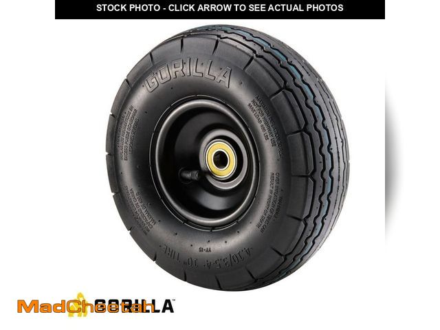 Lot 74-14115361 - Gorilla 10 in. Pneumatic Hand Truck Replacement Tire - UNUSED