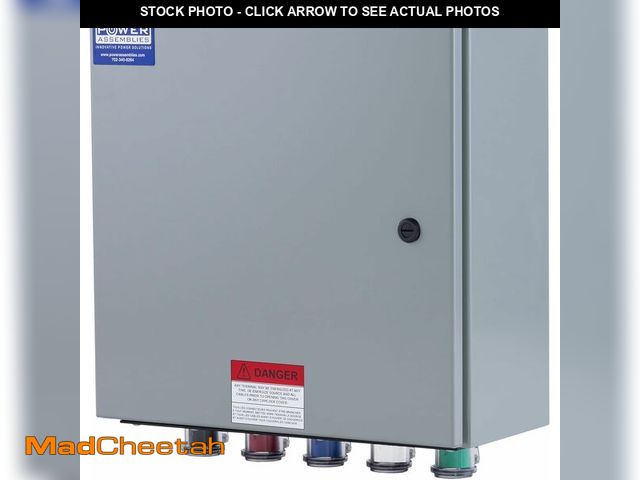 Lot 74-12899043 - Power Assemblies Camlock Connection Box, 400 Amp, 120/208V, 3 Phase, 4 Wire, NEMA 4/12 Box with Caml...