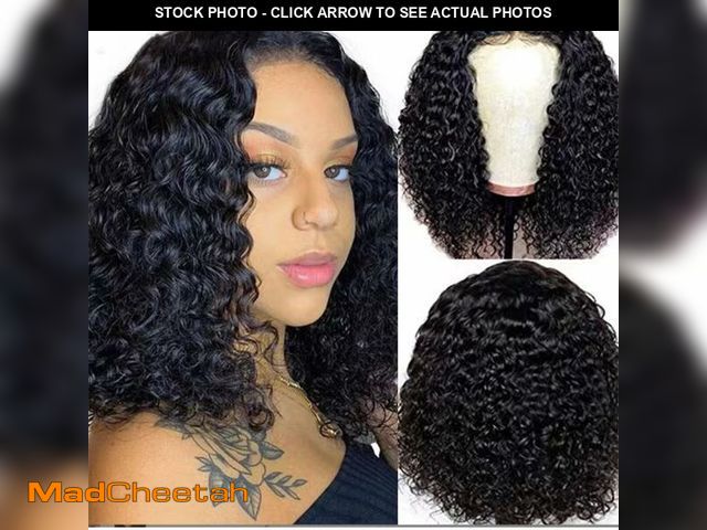 Lot 74-13576649 - XIROM UN Glueless Wigs Human Hair Pre Plucked Pre Cut Wear and Go Glueless Curly Bob Wigs for Black ...