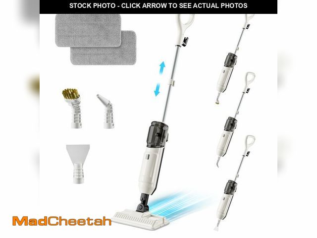 Lot 74-14339947 - Steam Mop for Floor Cleaning, Multi-Purpose Steam Cleaner with Handheld Steamer &amp; Accessories, D...