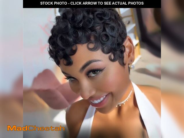 Lot 74-12700831 - FREEKWEEN Pixie Cut Short Bob Wig for Black Women 100% Brazilian Human Hair Full Machine Made Wigs G...