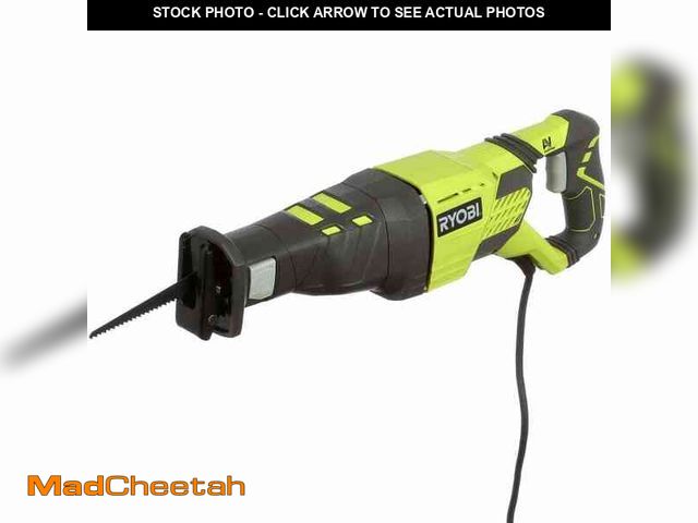 Lot 74-12465379 - RYOBI 12 Amp Corded Reciprocating Saw - UNUSED