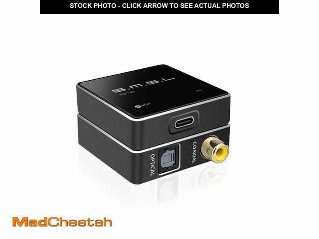 Lot 74-13630202 - SMSL PO100 2024 XU316 Digital to Analog Audio Converter, MQA Decoding USB to Toslink Coaxial/Optical...