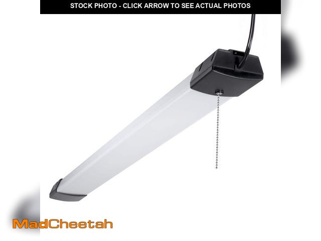 Lot 74-13797444 - Metalux SHP 46 in. 128-Watt Equivalent, 10000-Lumens Integrated LED, White Shop Light, 4000K CCT - U...