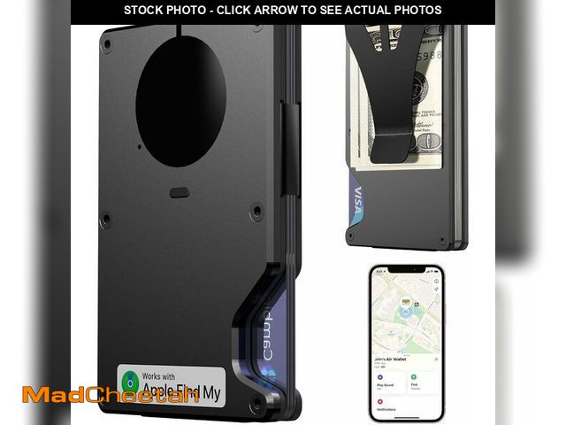 Lot 74-14359209 - HPSH Air Wallet, Built-in Tracker Slim Wallet, Smart Wallet with Money Clip, Compatible with FindMy ...