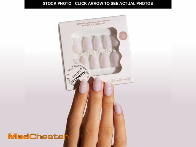 Lot 74-14332350 - Celebritips Press On Nails - Salon U-ltimateÃ¢âÂ¢ | Ballerina, Extra Short Almond Nails, Reusable ...