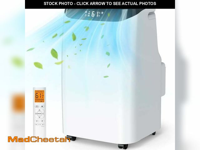 Lot 74-12813933 - Fosawd 12000 BTU Portable Air Conditioner Cools up to 500 Sq. ft, 3-in-1 AC, Dehumidifier, Fan - UNU...