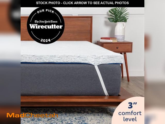 Lot 74-12421605 - Viscosoft Select High Density Mattress Topper - Full Size - 3 Inch - High Density, Breathable Memory...