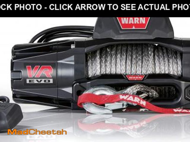 Lot 74-12404519 - WARN 103255 VR EVO 12-S Electric 12V DC Winch with Synthetic Rope: 3/8" Diameter x 90' Length, 6 Ton...