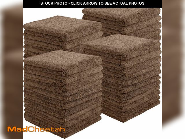 Lot 74-12705682 - Shimeyao 40 Pack Bleach Proof Towels Microfiber Absorbent Resistant Hair Hand Towels Bulk Quick Dry ...