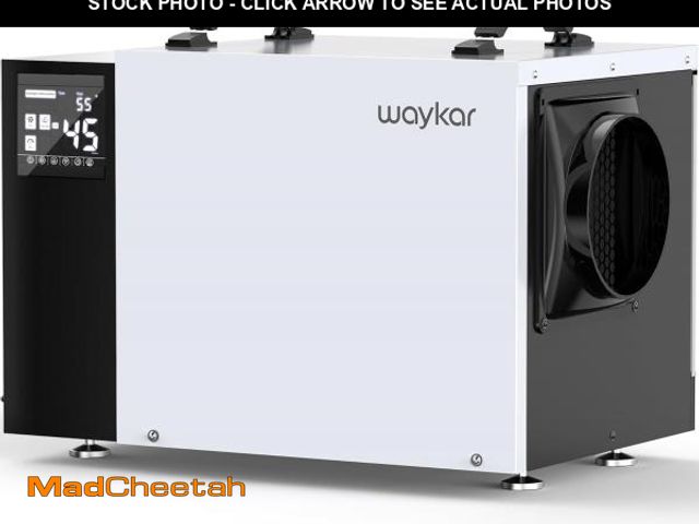 Lot 74-12428222 - Waykar 125 Pint Crawl Space Dehumidifier with Drain Hose for Commercial, Basements, and Industry Wat...