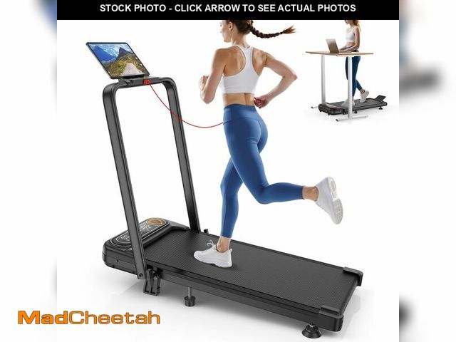 Lot 74-13093699 - Foldable Treadmill with 12% Incline, Upgrade 3.5HP Low Noise Walking Pad Treadmill with Handle Bar, ...
