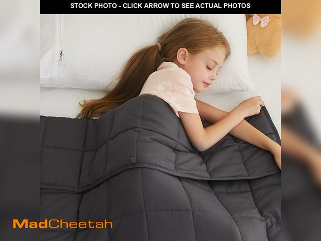 Lot 74-12713912 - L'AGRATY Weighted Blanket Kids - 40"x60" 10lbs Breathable Childrens Heavy Blanket Microfiber Materia...