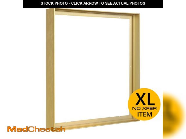 Lot 74-14614444 - FOLKOR Gold Canvas Floater Frame for 48x72 Art Print Oil Painting,1.5" Deep - UNUSED