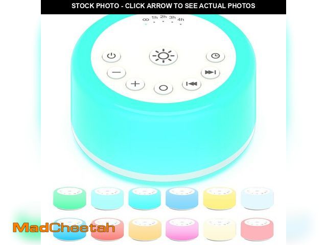 Lot 74-13719917 - Soother Sleep Sound Machine Night Light White Noise Machine with 30 Soothing Sounds &amp; 12 Color N...