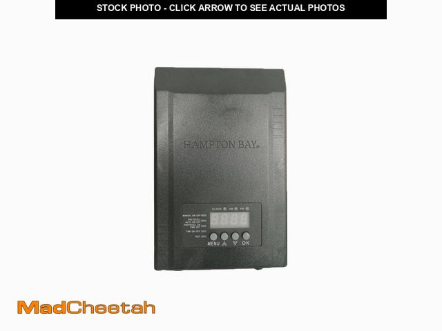 Lot 74-12745794 - Hampton Bay Low-Voltage 200-Watt Landscape Transformer (Single-Packing) - USED