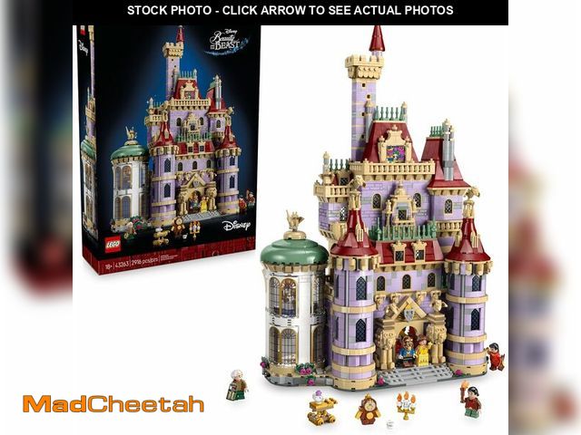 Lot 74-14217334 - LEGO Disney Princess Beauty and The Beast Castle Building Set - Room Decor for Women &amp; Men, Ages...