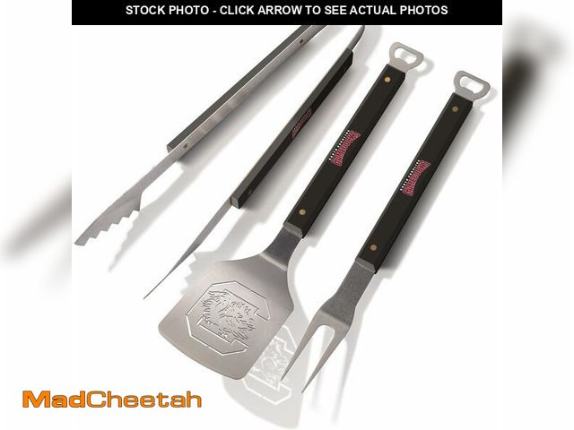 Lot 74-13794414 - YouTheFan NCAA Spirit Series 3pc BBQ Set , 22" x 9" - UNUSED