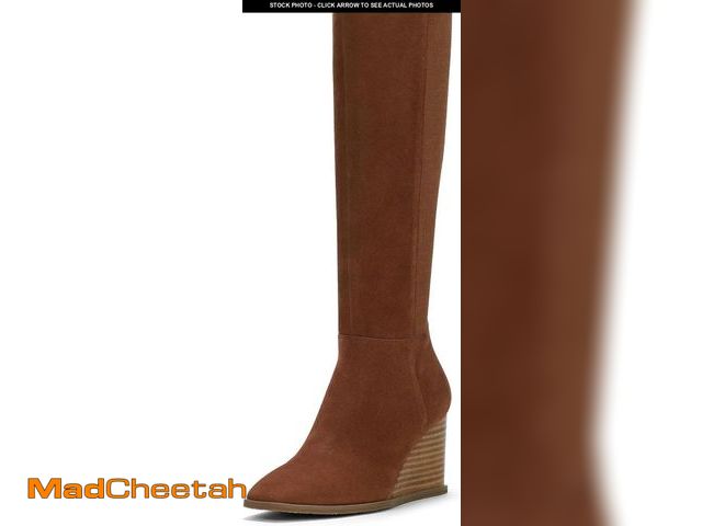 Lot 74-12044152 - NYDJ Women's Jessica Goat Knee High Boot, Cognac, 8.5 - UNUSED