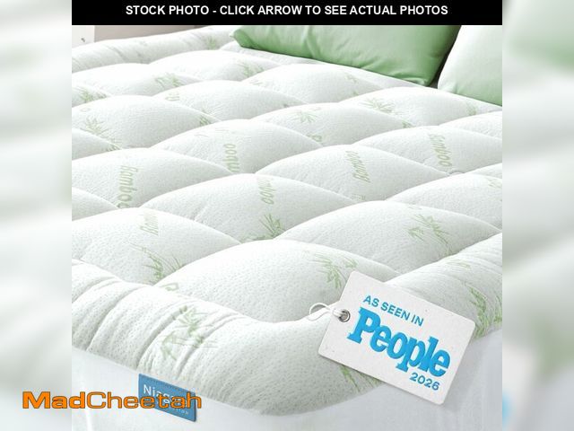Lot 74-14337665 - Niagara Sleep Solution Ultra Soft Queen Size Mattress Topper - Rayon Derived from Bamboo Pillow Top ...