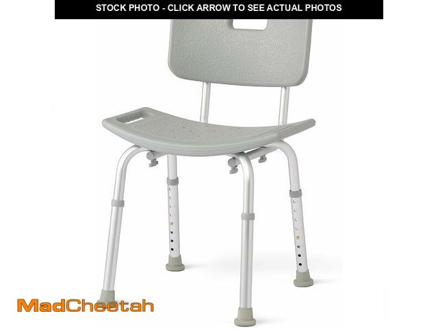 Lot 74-14305737 - Medline Bath Chair, Bench, Seat, Stool for Disabled, Seniors &amp; Elderly Bathroom Transfer Inside ...