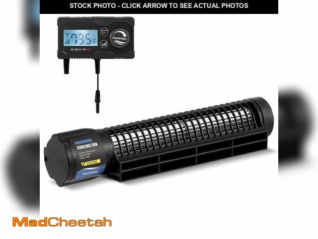 Lot 74-12606592 - Poafamx Aquarium Chiller, DC12V Aquarium Cooling Fan with 3-Speed Adjustable Controller, Cross-Flow ...
