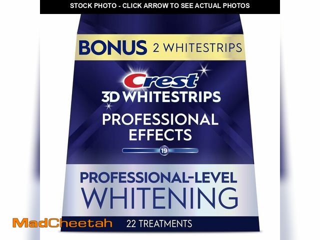 Lot 74-12710861 - 3D Whitestrips Professional Effects Ã¢â¬â Teeth Whitening Kit, 22 Treatments (20 + 2 Bonus), Each...