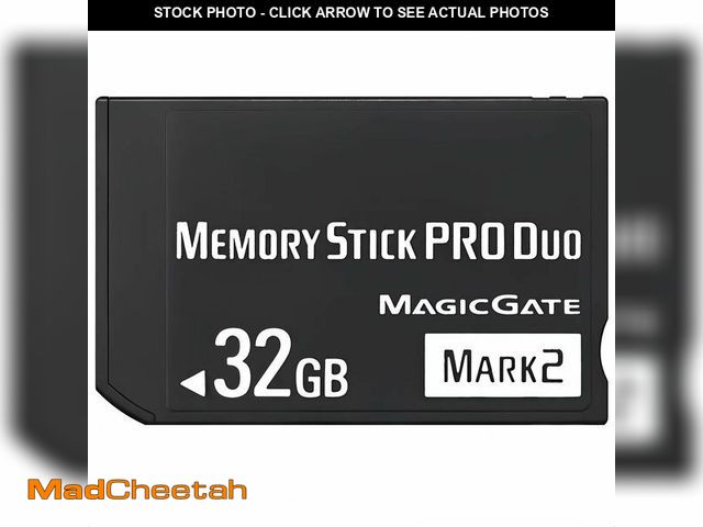 Lot 74-13546833 - Original 32GB Memory Stick Pro Duo Mark2 -Compatible with PSP 1000 2000 3000 and Camera Accessories ...