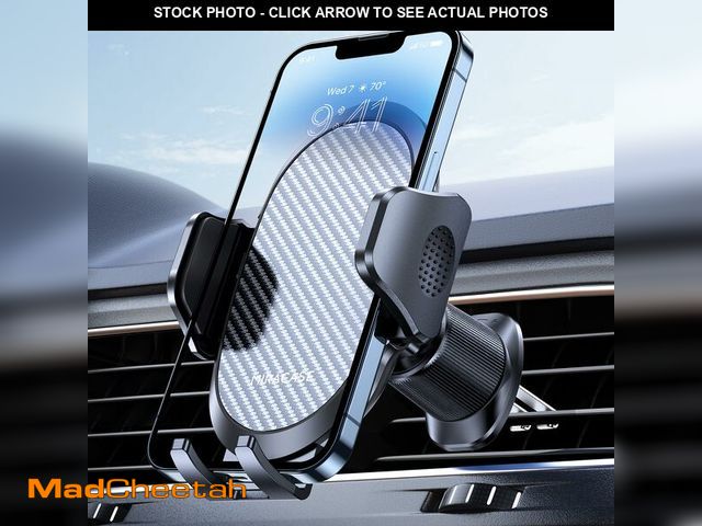 Lot 74-13545998 - Miracase Phone Holders for Your Car with Metal Hook Clip, Air Vent Cell Phone Stand Car Mount, Unive...